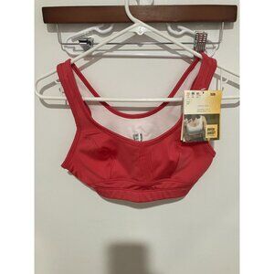 Moving Comfort Women's Cameo Sports Bra, Lipstick, Size 32B, NWT